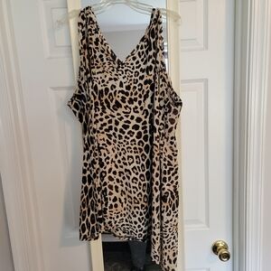 Leopard Print Sleeveless Tunic
